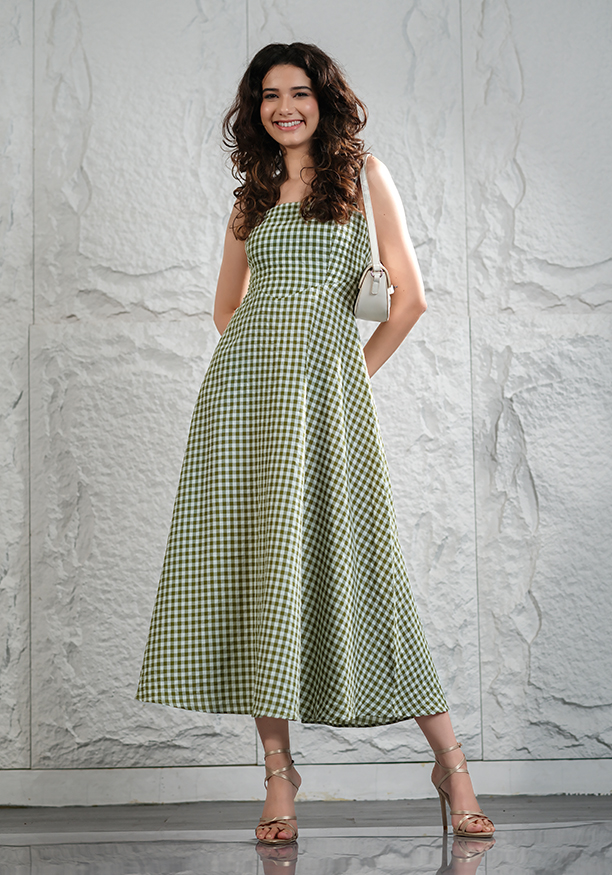 HAILEY GREEN DRESS